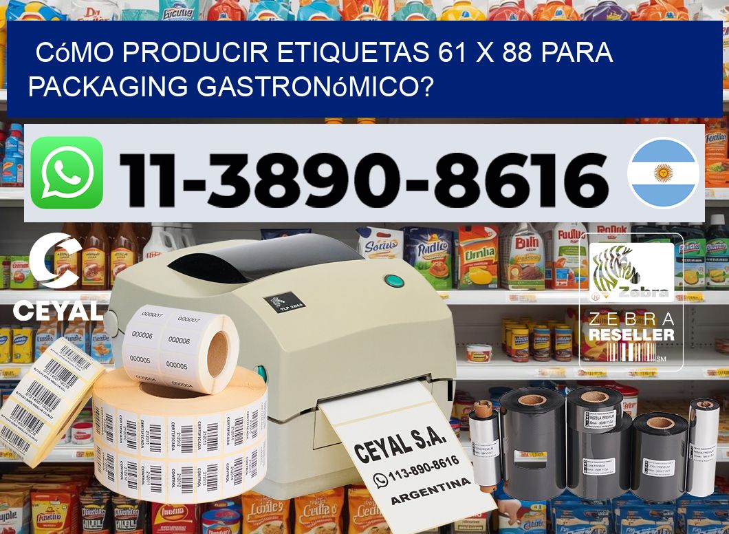 Cómo producir etiquetas 61 x 88 para packaging gastronómico?