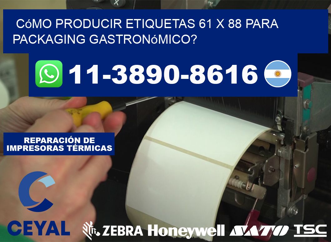 Cómo producir etiquetas 61 x 88 para packaging gastronómico?