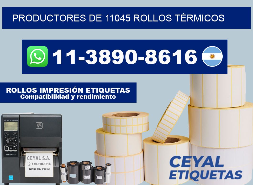 PRODUCTORES DE 11045 ROLLOS TÉRMICOS