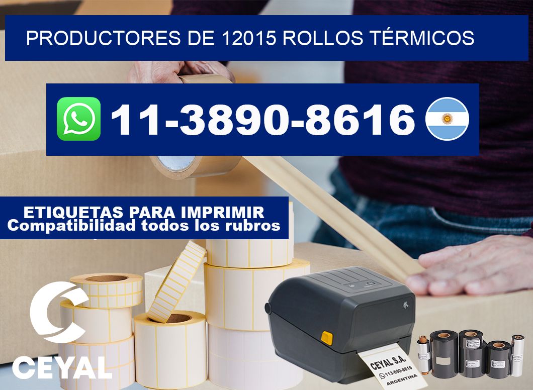 PRODUCTORES DE 12015 ROLLOS TÉRMICOS