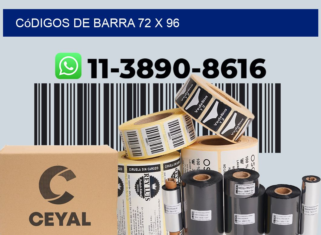 códigos de barra 72 x 96
