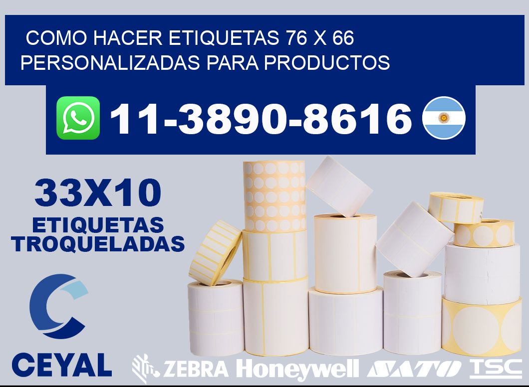 como hacer etiquetas 76 x 66 personalizadas para productos