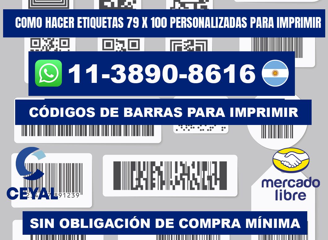 como hacer etiquetas 79 x 100 personalizadas para imprimir