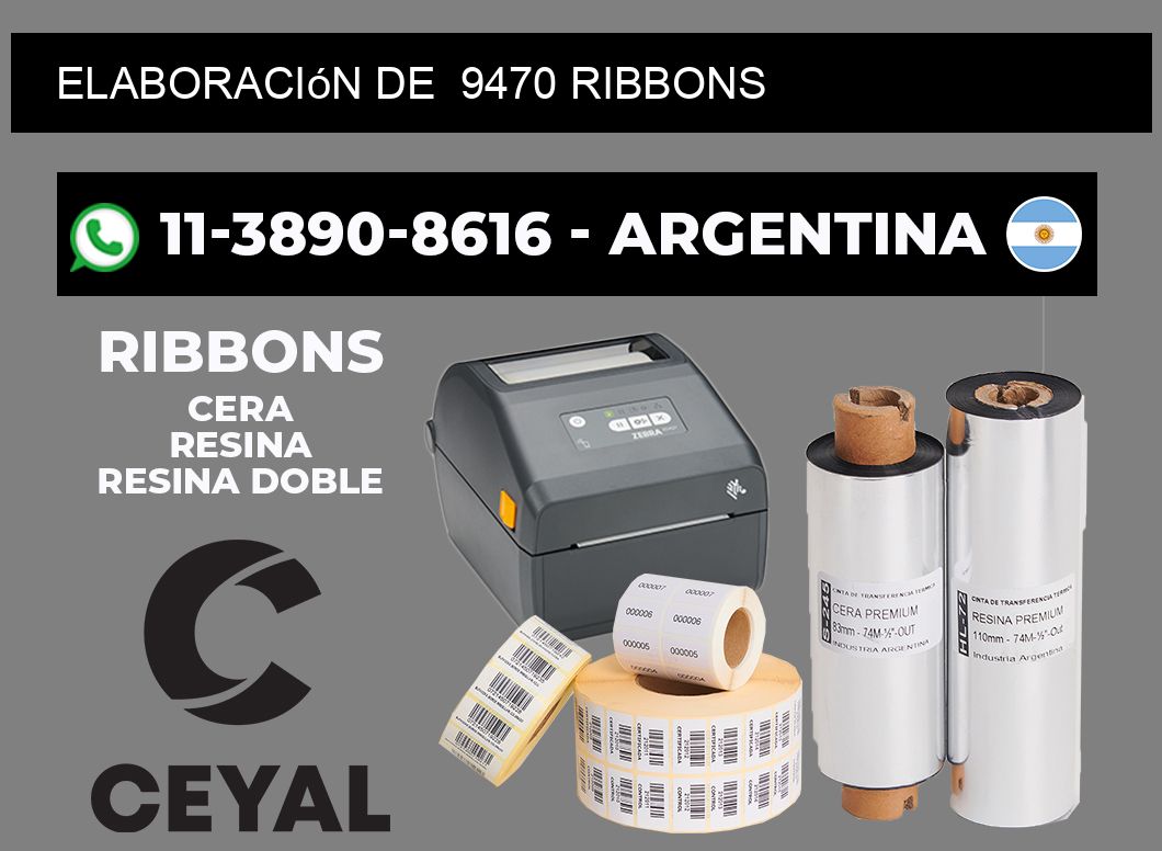 elaboración de 9470 ribbons