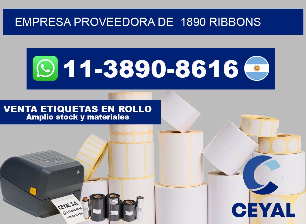 empresa proveedora de  1890 ribbons