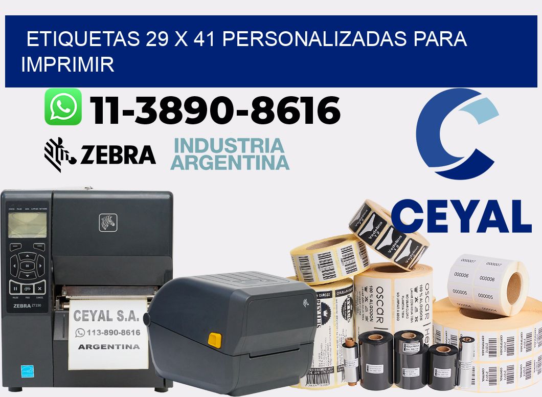 etiquetas 29 x 41 personalizadas para imprimir