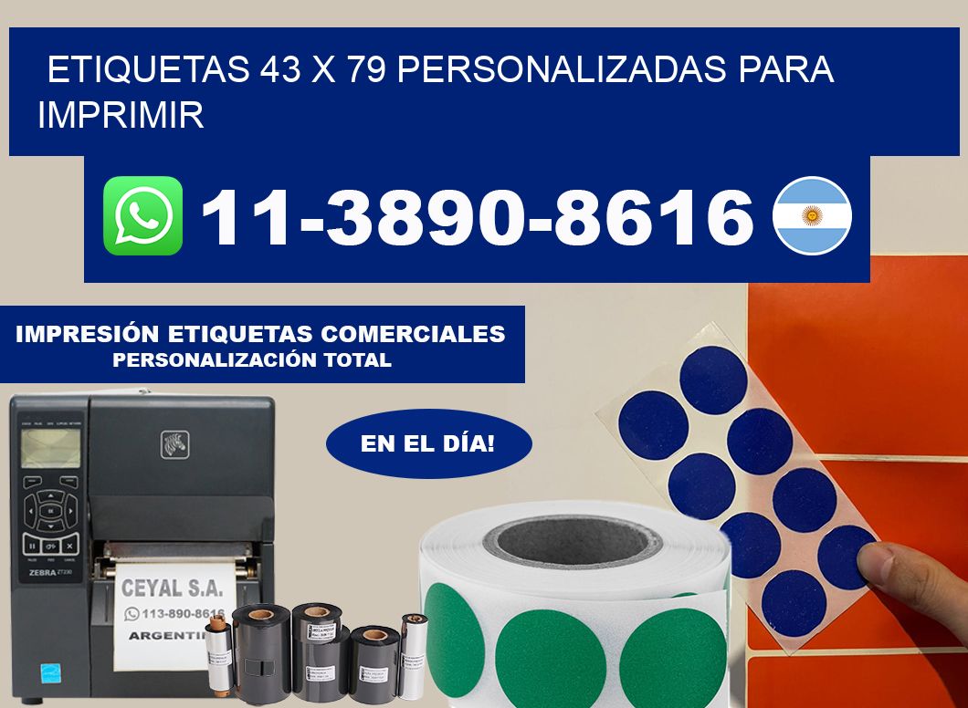 etiquetas 43 x 79 personalizadas para imprimir