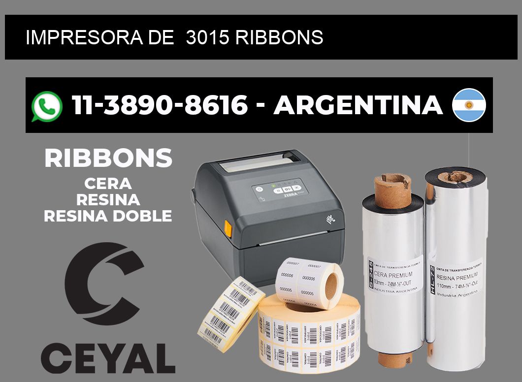 impresora de 3015 ribbons