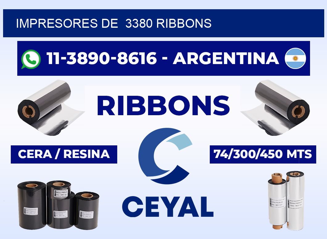 impresores de 3380 ribbons