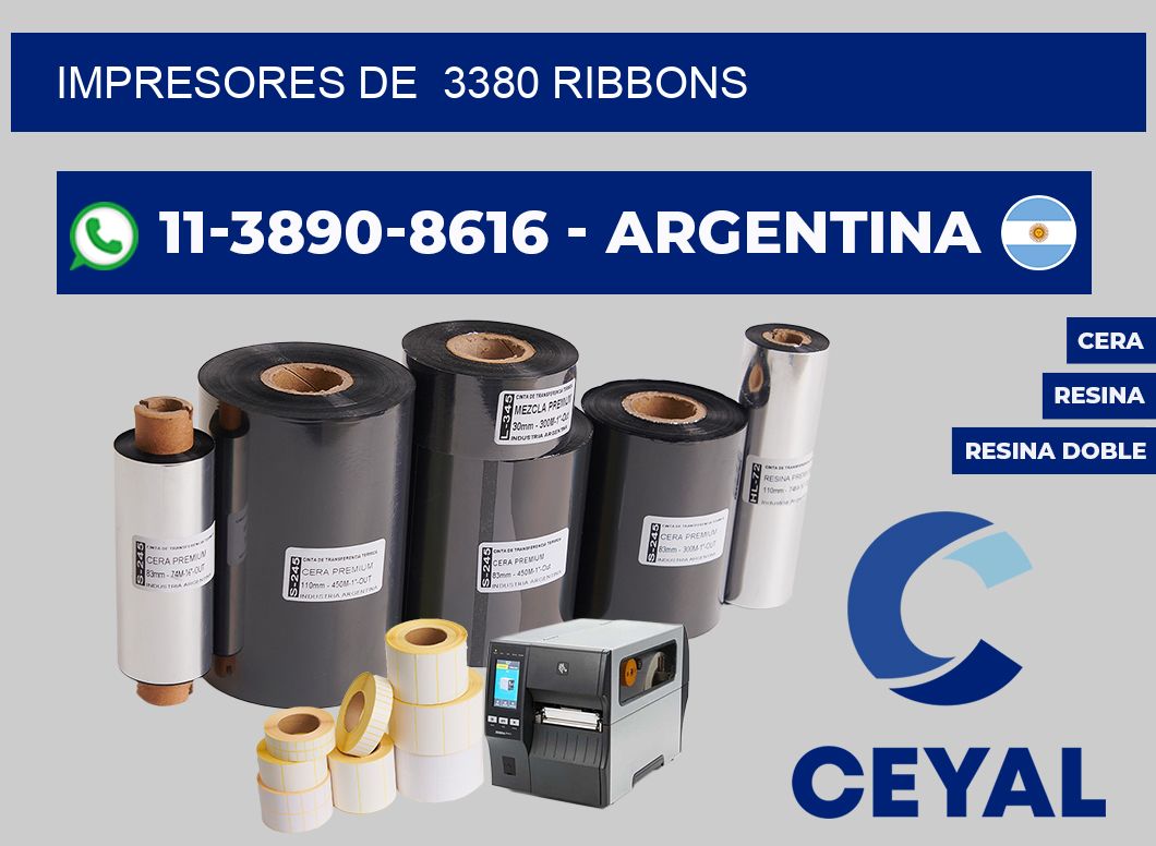 impresores de 3380 ribbons
