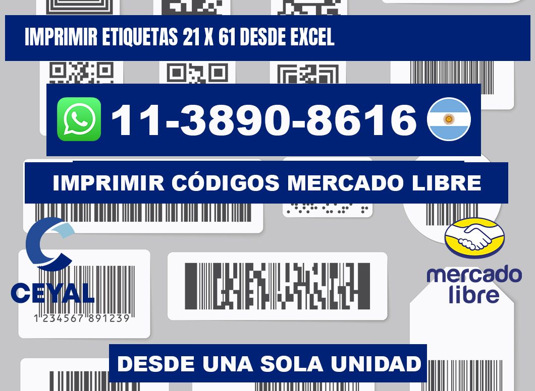 imprimir etiquetas 21 x 61 desde excel
