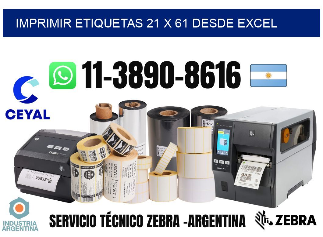 imprimir etiquetas 21 x 61 desde excel