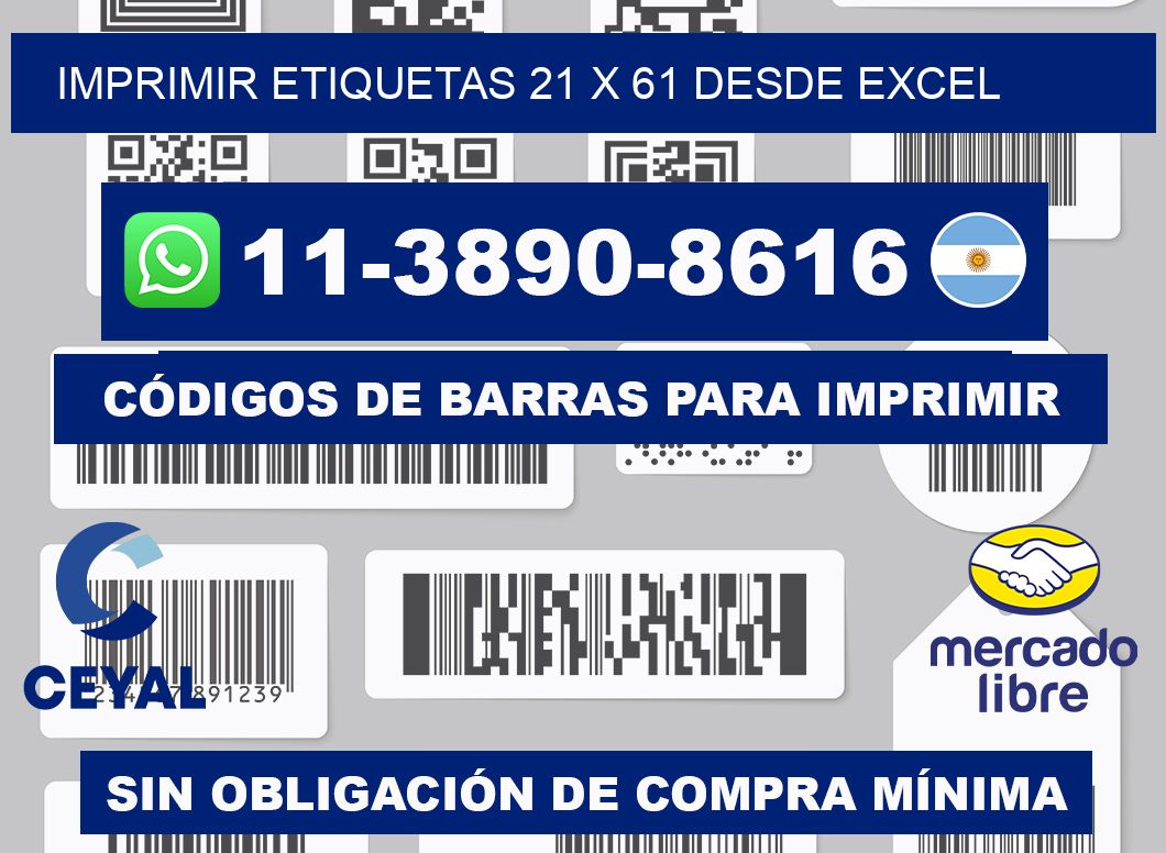 imprimir etiquetas 21 x 61 desde excel