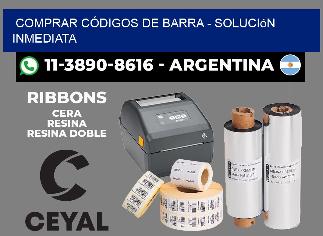 COMPRAR CÓDIGOS DE BARRA - Solución inmediata