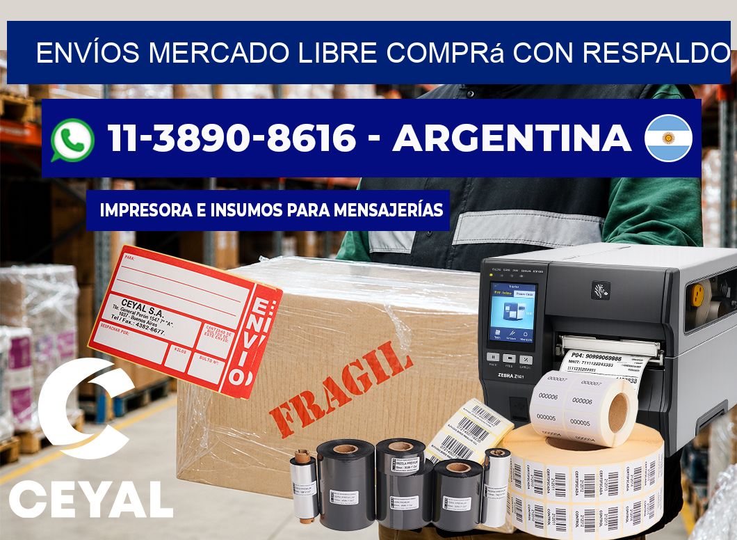 ENVÍOS MERCADO LIBRE Comprá con respaldo