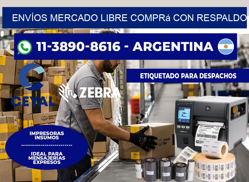 ENVÍOS MERCADO LIBRE Comprá con respaldo