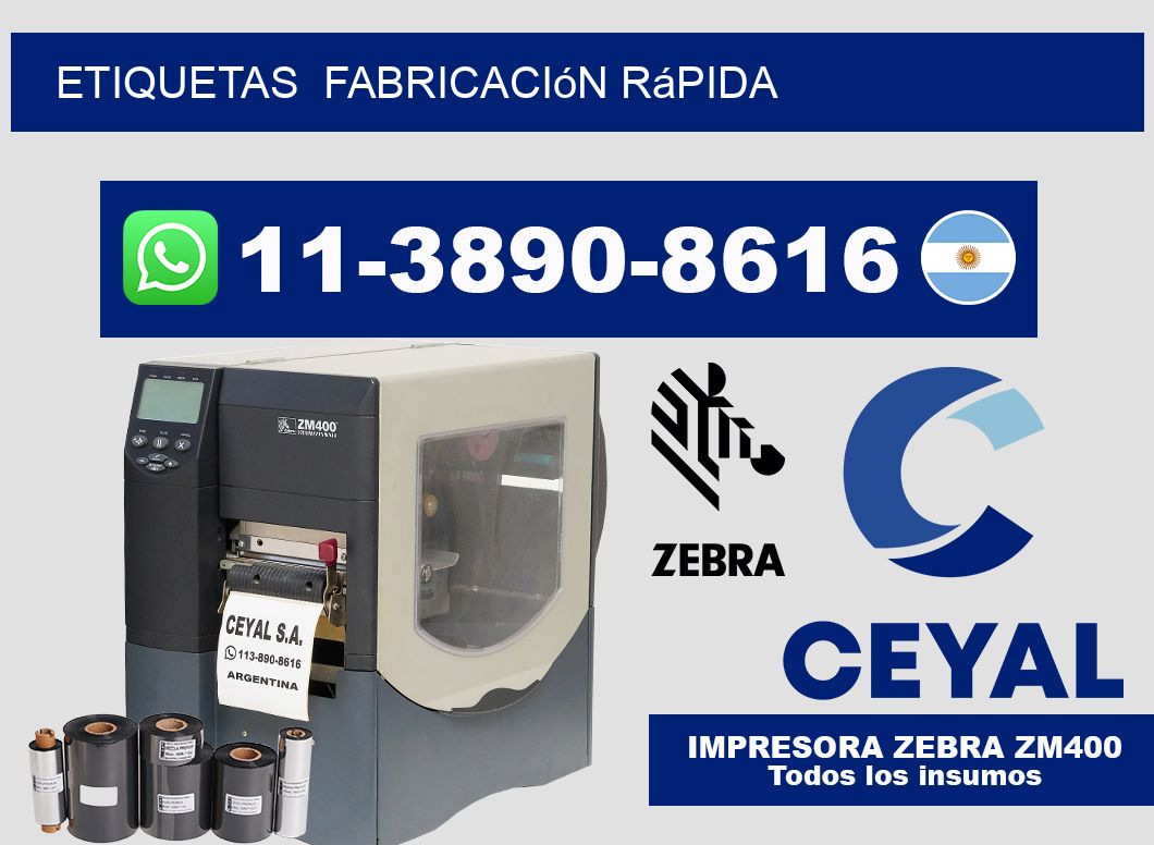 ETIQUETAS  Fabricación rápida