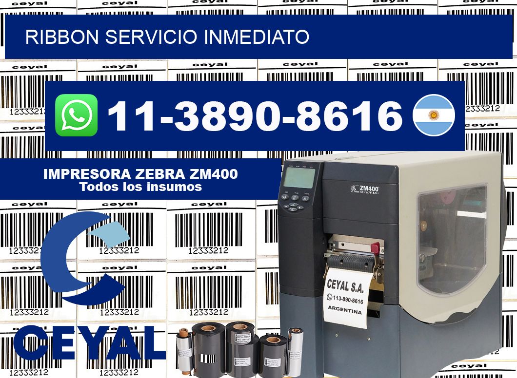ribbon Servicio inmediato