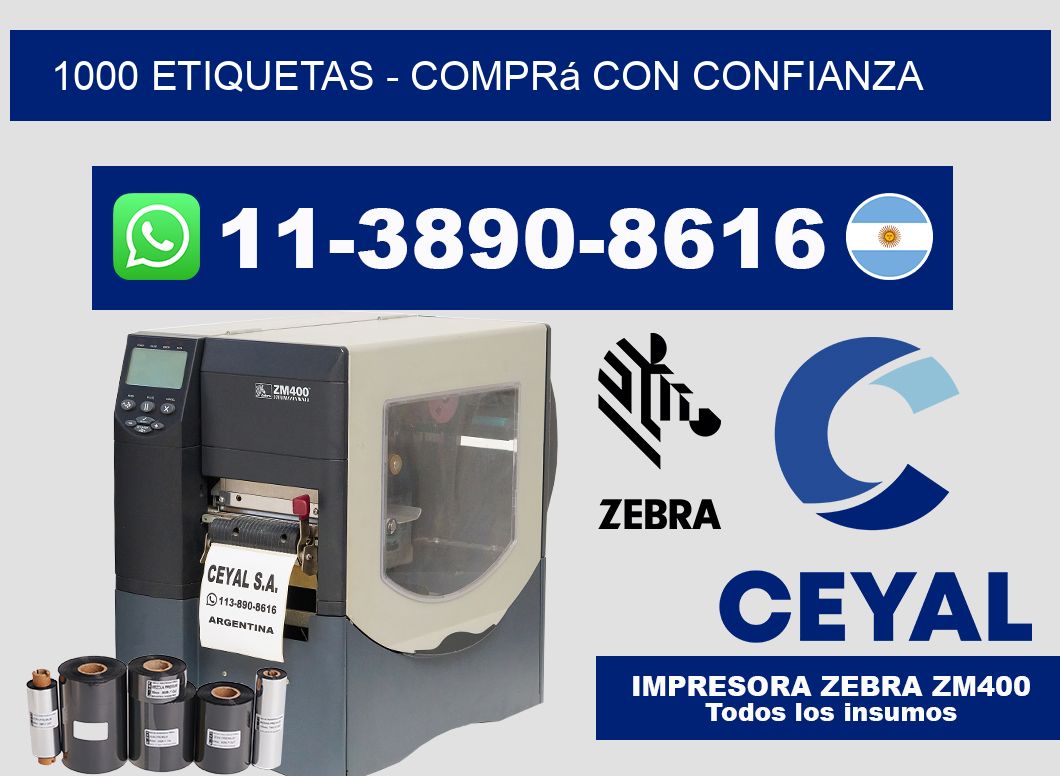 1000 ETIQUETAS - Comprá con confianza