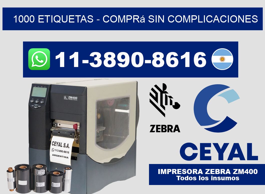 1000 ETIQUETAS - Comprá sin complicaciones