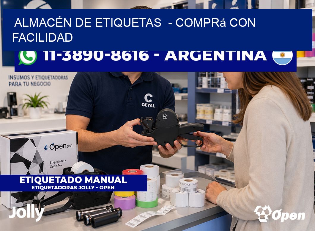 ALMACÉN DE ETIQUETAS - Comprá con facilidad