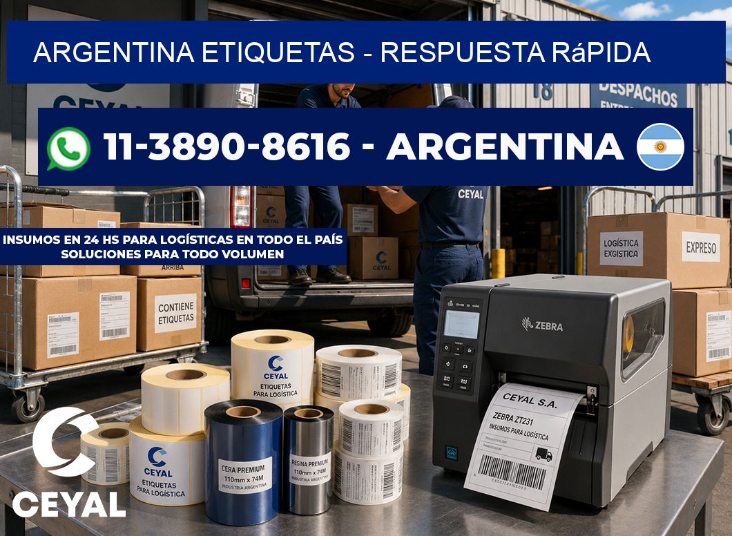 ARGENTINA ETIQUETAS - Respuesta rápida