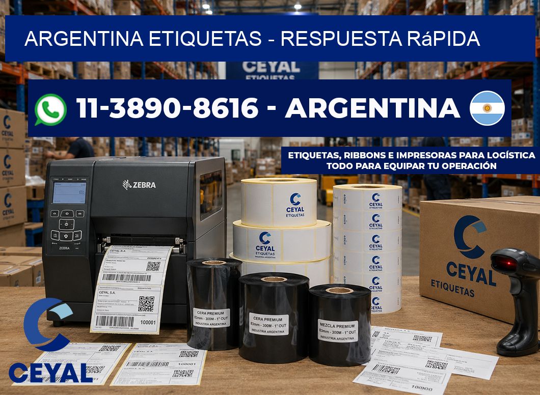 ARGENTINA ETIQUETAS - Respuesta rápida