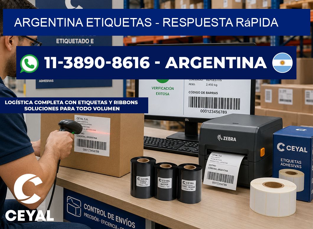 ARGENTINA ETIQUETAS - Respuesta rápida