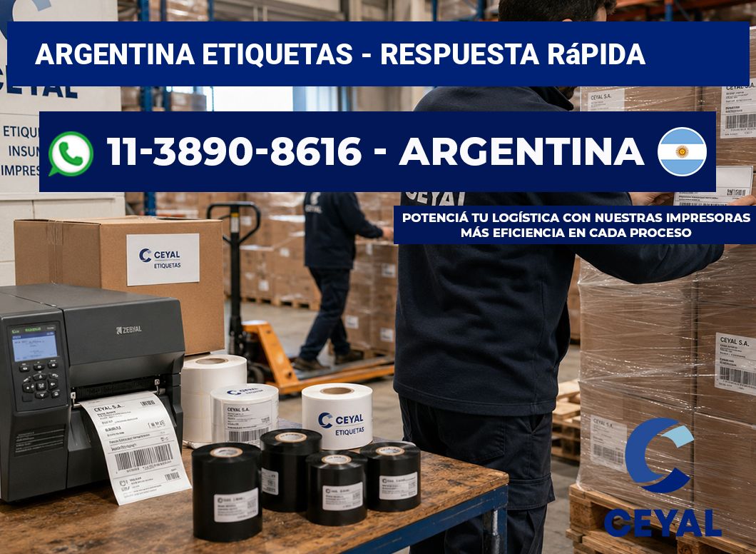 ARGENTINA ETIQUETAS – Respuesta rápida