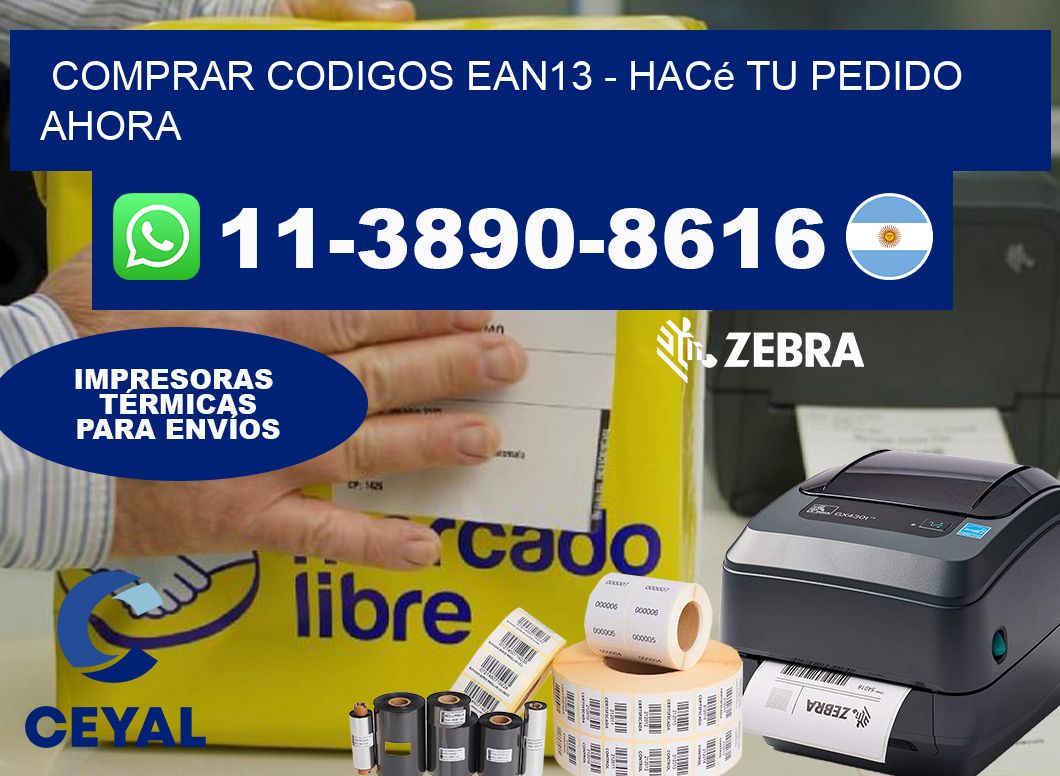 COMPRAR CODIGOS EAN13 - Hacé tu pedido ahora