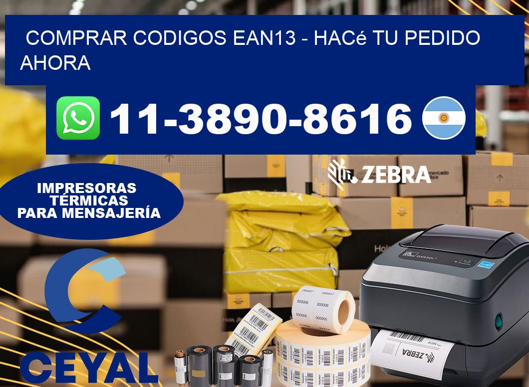 COMPRAR CODIGOS EAN13 - Hacé tu pedido ahora