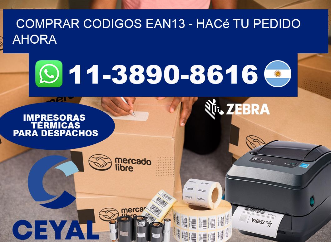 COMPRAR CODIGOS EAN13 – Hacé tu pedido ahora