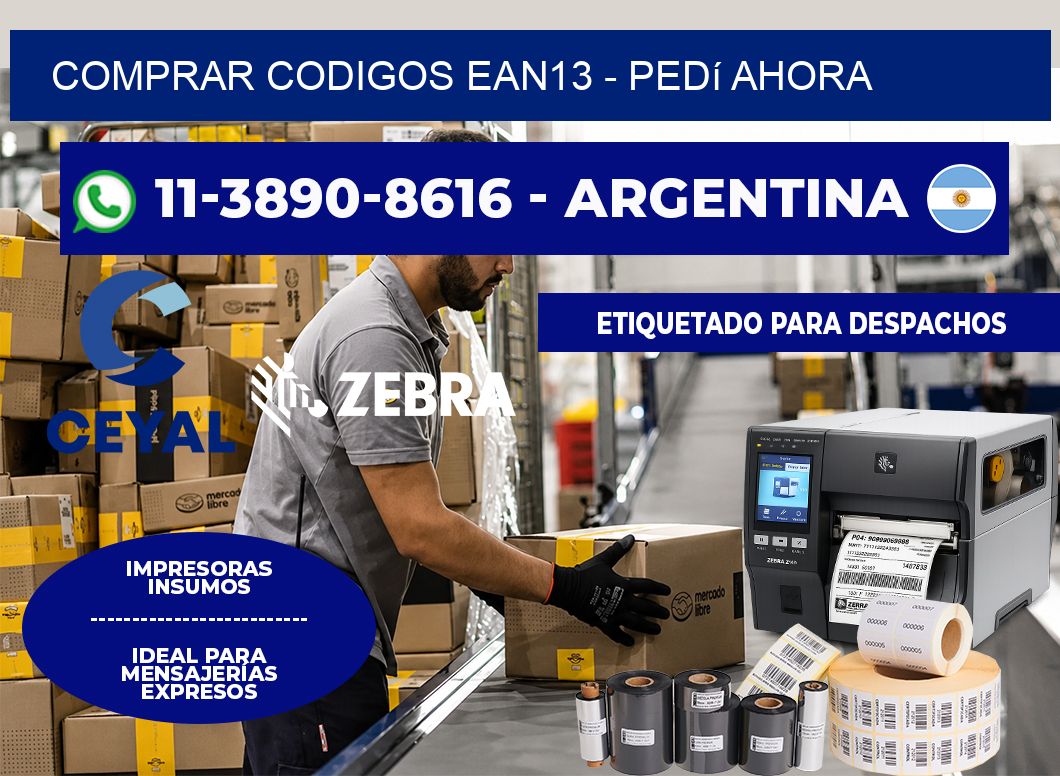 COMPRAR CODIGOS EAN13 - Pedí ahora