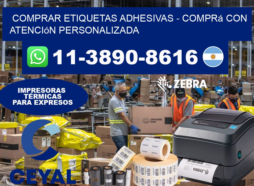 COMPRAR ETIQUETAS ADHESIVAS - Comprá con atención personalizada