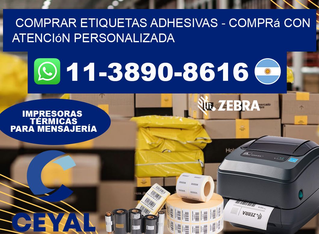 COMPRAR ETIQUETAS ADHESIVAS – Comprá con atención personalizada