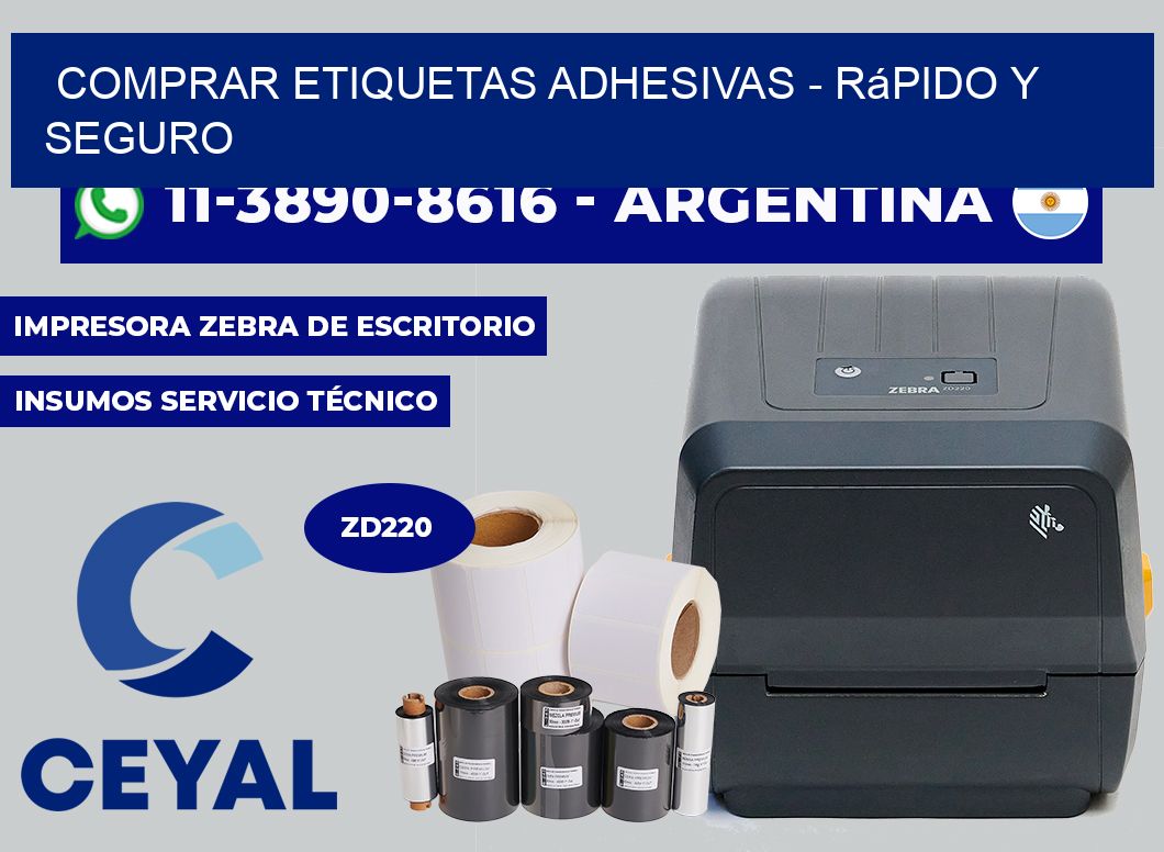 COMPRAR ETIQUETAS ADHESIVAS - rápido y seguro
