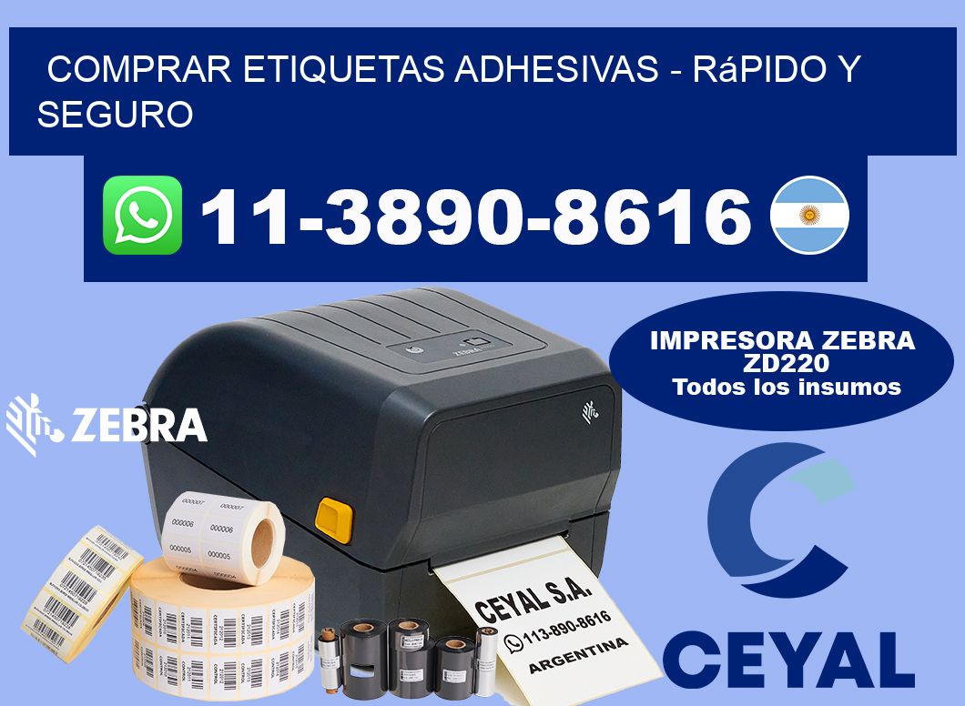 COMPRAR ETIQUETAS ADHESIVAS - rápido y seguro