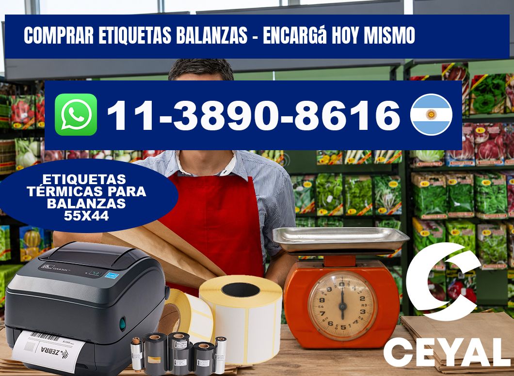 COMPRAR ETIQUETAS BALANZAS - Encargá hoy mismo