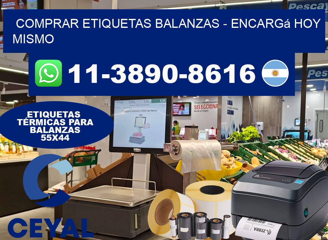 COMPRAR ETIQUETAS BALANZAS - Encargá hoy mismo