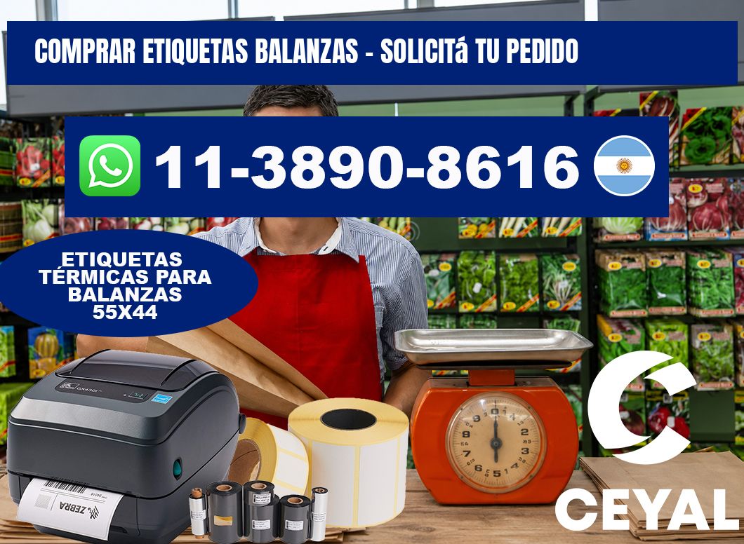 COMPRAR ETIQUETAS BALANZAS - Solicitá tu pedido