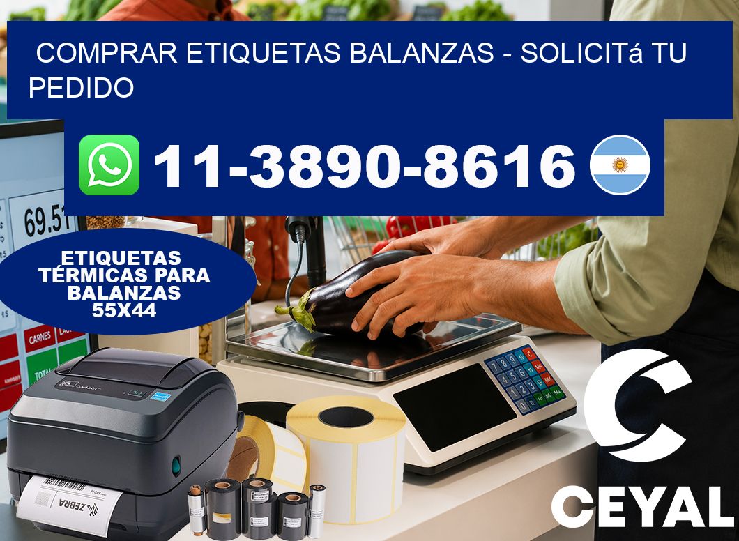 COMPRAR ETIQUETAS BALANZAS - Solicitá tu pedido