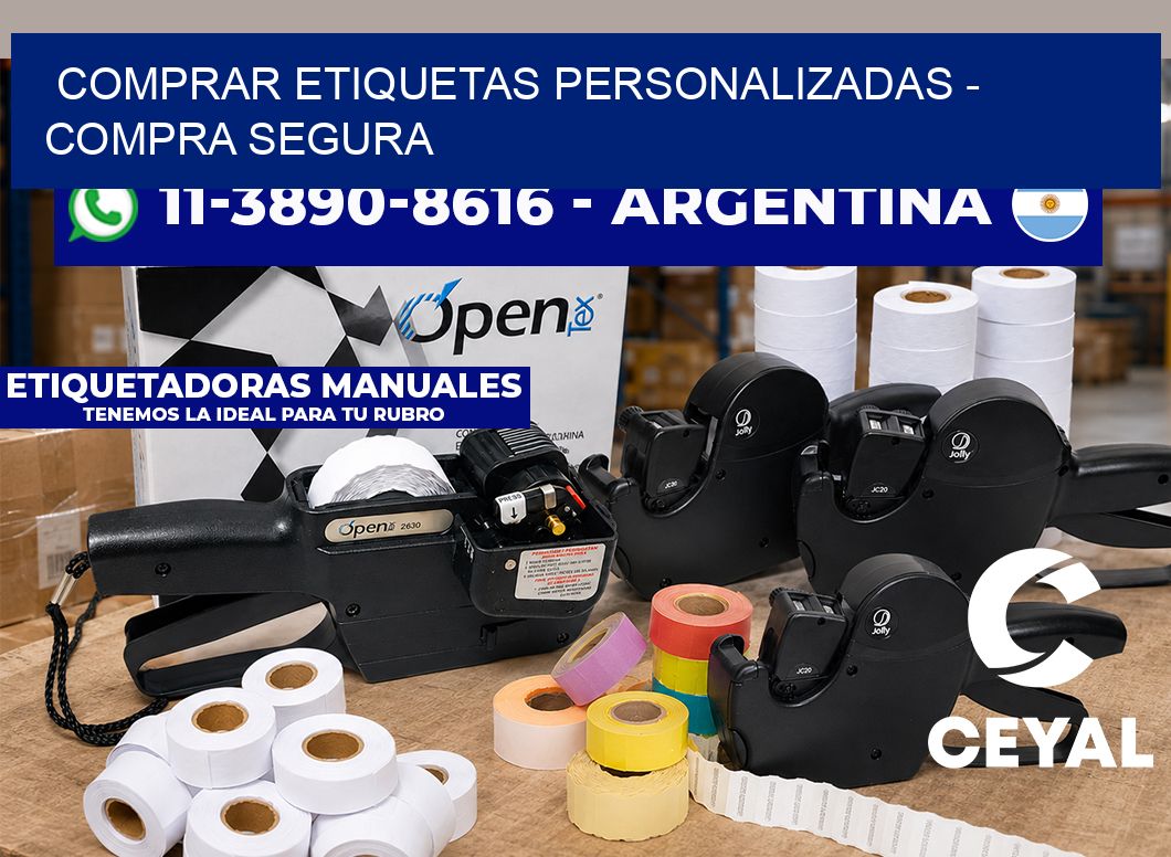 COMPRAR ETIQUETAS PERSONALIZADAS - Compra segura