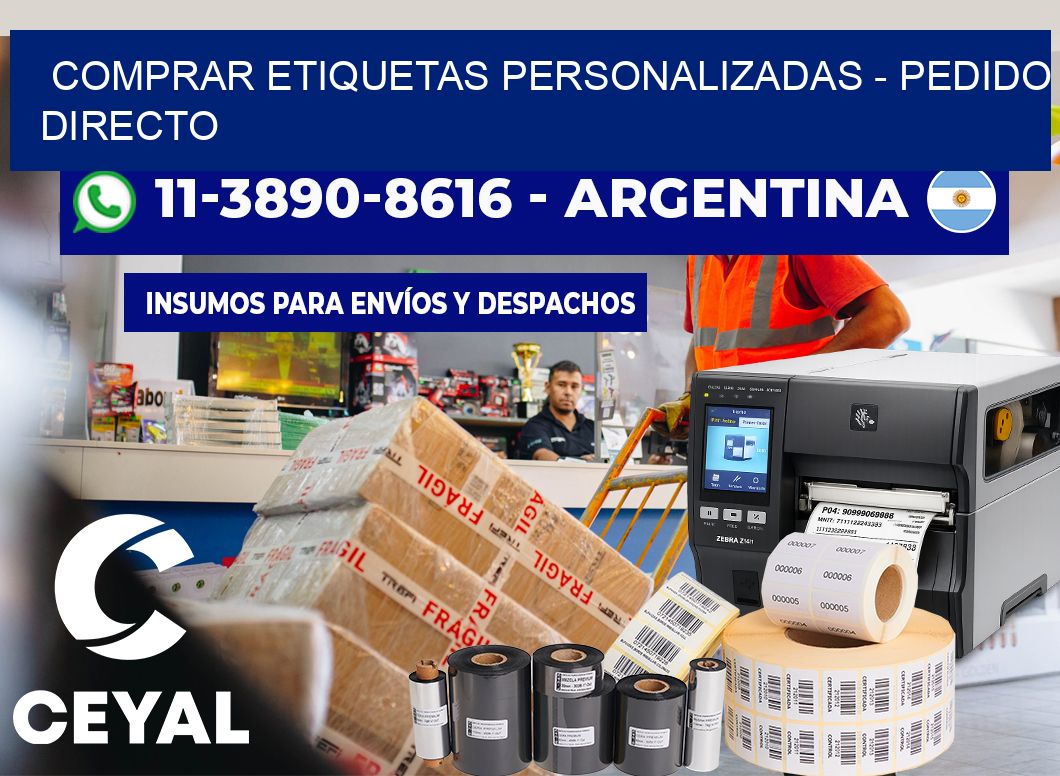 COMPRAR ETIQUETAS PERSONALIZADAS - Pedido directo