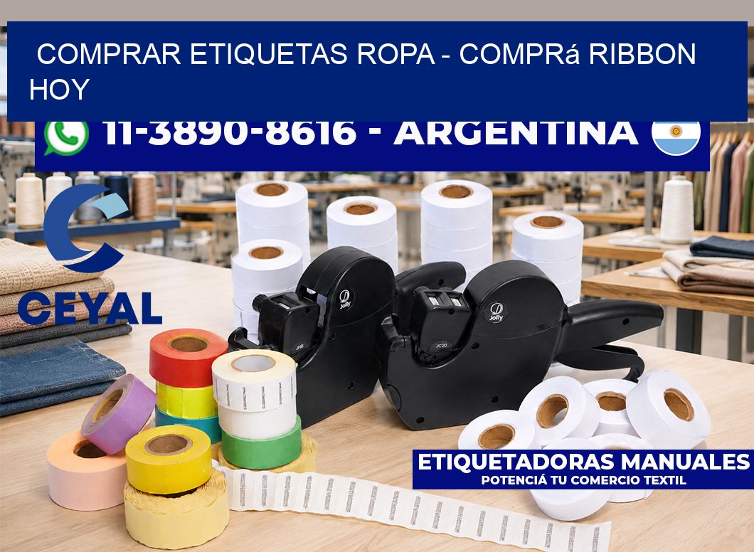 COMPRAR ETIQUETAS ROPA - Comprá ribbon hoy