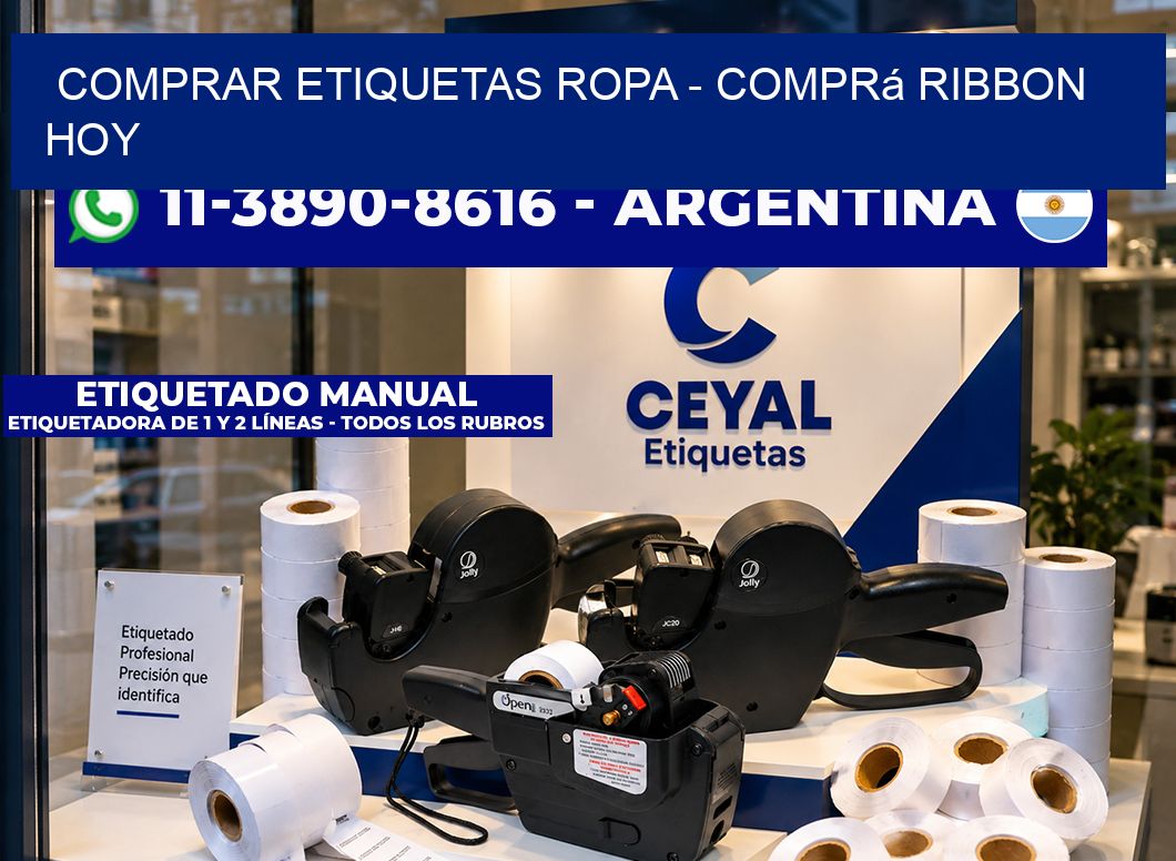 COMPRAR ETIQUETAS ROPA - Comprá ribbon hoy