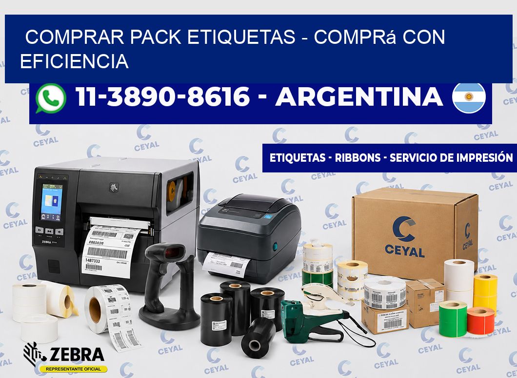COMPRAR PACK ETIQUETAS - Comprá con eficiencia