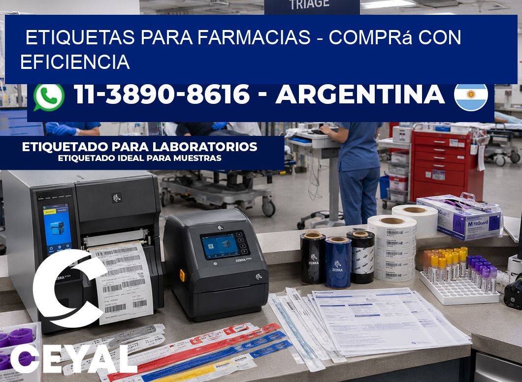 ETIQUETAS PARA FARMACIAS - Comprá con eficiencia