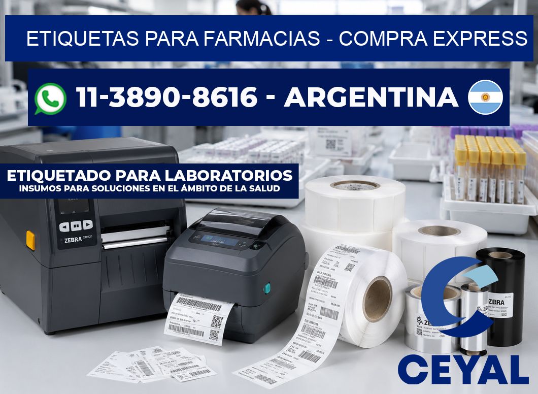 ETIQUETAS PARA FARMACIAS - Compra express