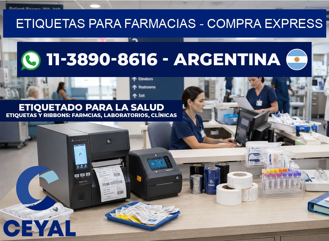 ETIQUETAS PARA FARMACIAS – Compra express
