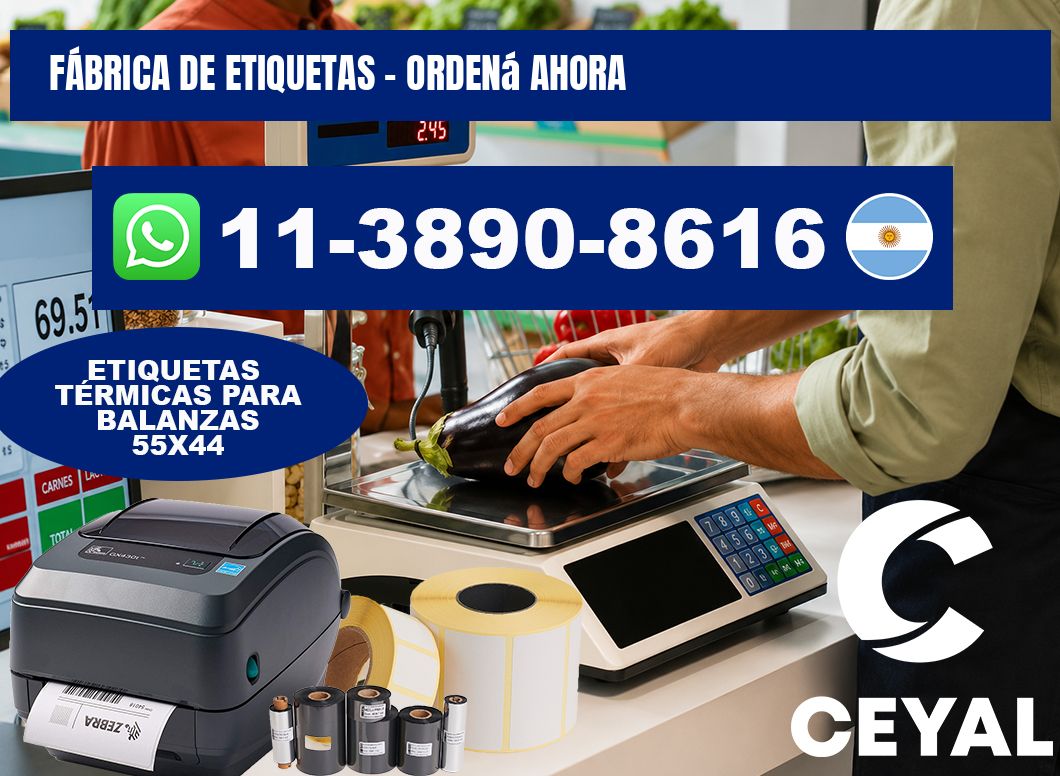 FÁBRICA DE ETIQUETAS - Ordená ahora